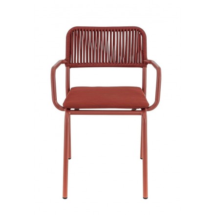 MURCIA armchair terracotta  Gamme DINARD