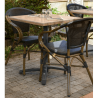 Fauteuil MONTMARTRE | Noir  CHAISES EN TOILE/CORDE