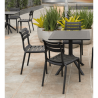Chaise SORGUES | Noir LIGNE CHR CHAISES EN POLYPROPYLÈNE