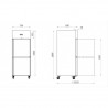 Armoire réfrigérée positive GN2/1 (2 portes) AFI COLLIN LUCY Refrigerated cabinets
