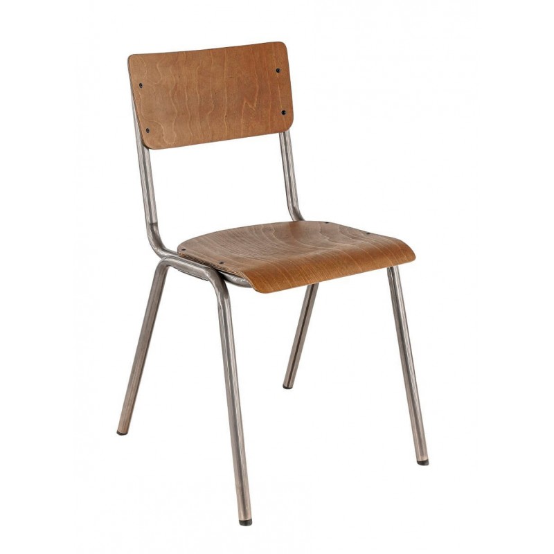 Lot de 2 chaises COLLEGE  Chaises d'intérieur