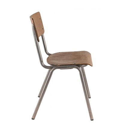 Lot de 2 chaises COLLEGE  Chaises d'intérieur