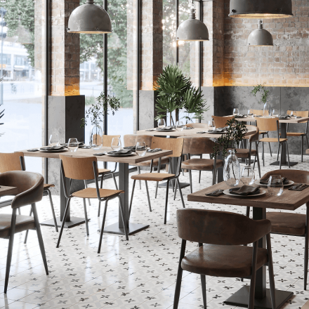 Lot de 2 chaises COLLEGE  Chaises d'intérieur