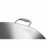 Stainless steel wok frying pan W510F - CHR MARKET