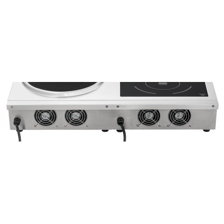 Duo réchaud/wok à induction IKIW 70 | 7kW BARTSCHER Réchauds à induction