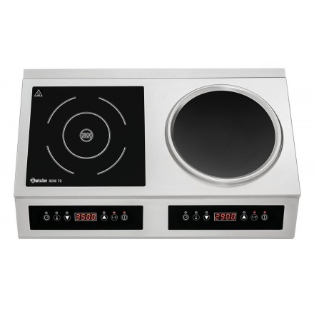 Duo réchaud/wok à induction IKIW 70 | 7kW BARTSCHER Réchauds à induction