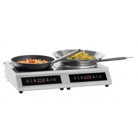 Duo réchaud/wok à induction IKIW 70 | 7kW BARTSCHER Réchauds à induction