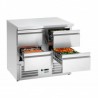 Refrigerated table 900S4 BARTSCHER Tables à pizza réfrigérées
