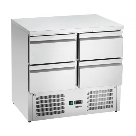 Table réfrigérée 900S4 BARTSCHER Tables à pizza réfrigérées Table réfrigérée 900S4 BARTSCHER Tables à pizza réfrigérées