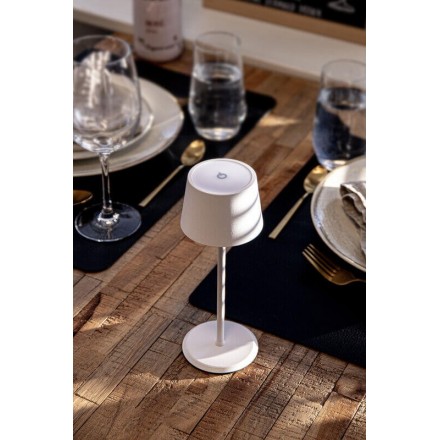 Lampe de table sans fil MONTE-CARLO blanc SECURIT Salle