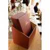 Box de 20 protège-menus A4 CLASSIC bordeaux SECURIT A4 menu protectors