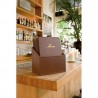 Box de 20 protège-menus A4 CLASSIC marron SECURIT Protège-menus A4