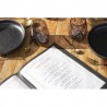 A4 black menu holder NATURE - CHR MARKET