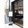 Porte-menu BLACK STAR 4xA4 SECURIT Porte-menus lumineux
