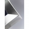 4xA4 stainless steel illuminated menu holder on stand SECURIT Information Displays