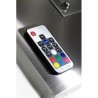 4xA4 stainless steel illuminated menu holder on stand SECURIT Information Displays
