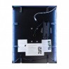 4xA4 stainless steel illuminated menu holder on stand SECURIT Information Displays