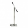 Porte-menu lumineux INOX 4xA4 sur pied SECURIT Porte-menus lumineux