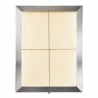 Porte-menu lumineux INOX 4xA4 SECURIT Porte-menus lumineux