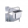 Stainless steel bin bag holder