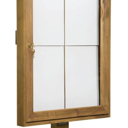 Illuminated menu holder RUSTIC 4xA4 on stand SECURIT Information Displays