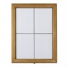 Wall-mounted illuminated menu holder CLASSIC TEAK - CHR MARKET
