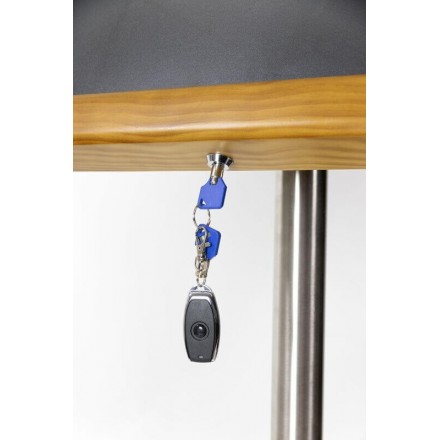Porte-menu lumineux CLASSIC TECK 4xA4 sur pied SECURIT Porte-menus lumineux