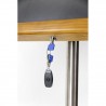 CLASSIC TEAK illuminated menu holder 4xA4 on stand SECURIT Information Displays