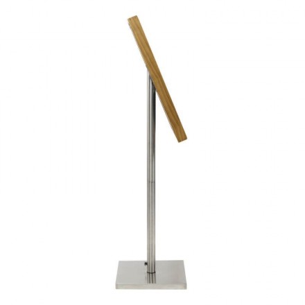 Porte-menu lumineux CLASSIC TECK 4xA4 sur pied SECURIT Porte-menus lumineux
