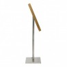 CLASSIC TEAK illuminated menu holder 4xA4 on stand SECURIT Information Displays