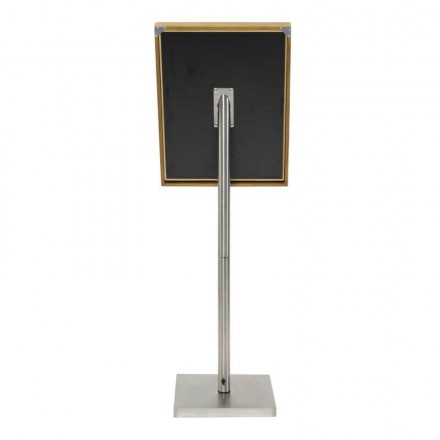 Porte-menu lumineux CLASSIC TECK 4xA4 sur pied SECURIT Porte-menus lumineux