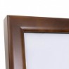 Illuminated menu holder CLASSIC BROWN 4xA4 SECURIT Information Displays