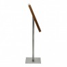 Porte-menu lumineux CLASSIC MARRON 4xA4 sur pied SECURIT Porte-menus lumineux