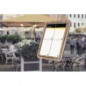 Porte-menu GLASS STAR CHÊNE 4xA4 SECURIT Porte-menus lumineux