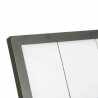 Illuminated menu holder GALVA STEEL 3xA4 SECURIT Information Displays