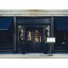 Illuminated menu holder GALVA STEEL 3xA4 on stand SECURIT Information Displays