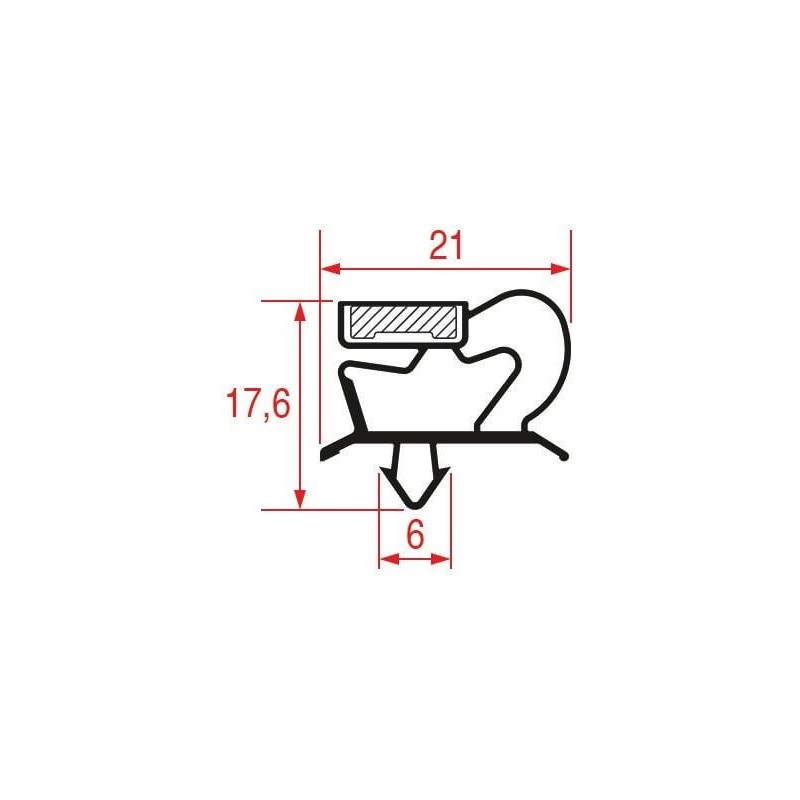 JOINT À ENCASTRER 1540x640MM  Pièces détachées