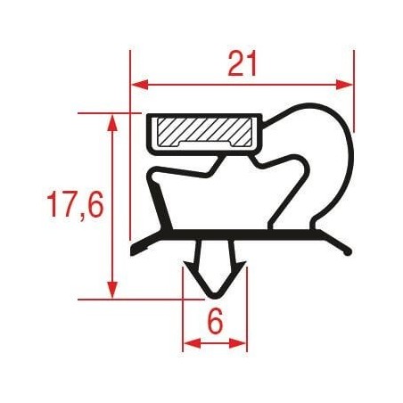 JOINT À ENCASTRER 1540x640MM  Pièces détachées