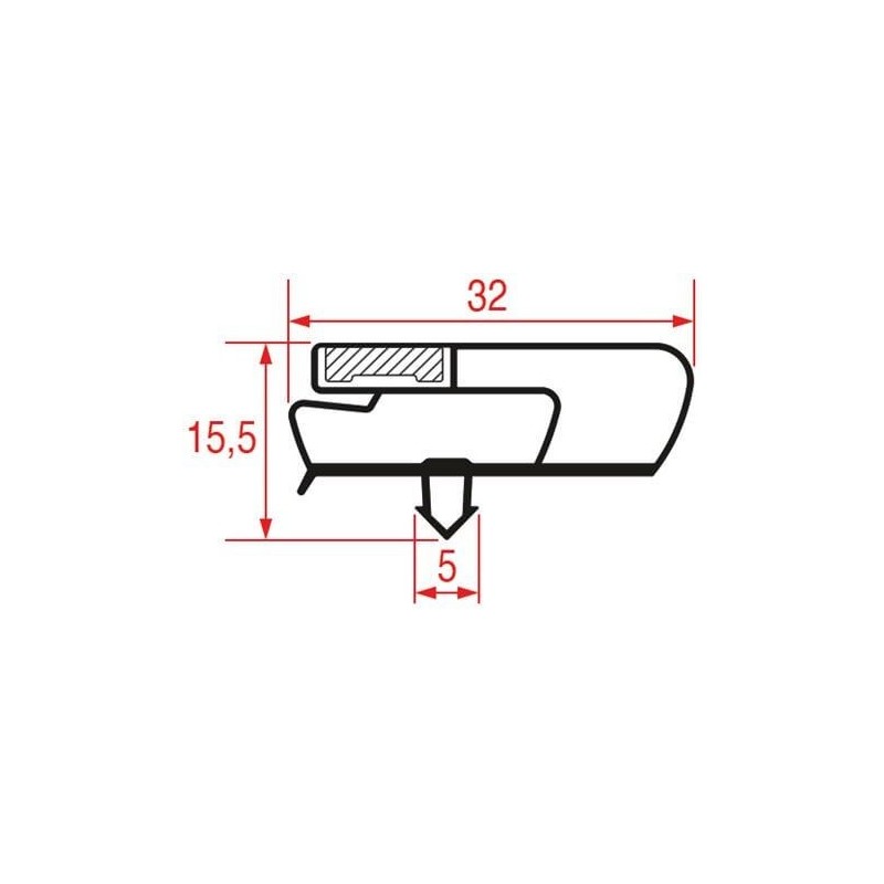 JOINT A ENCASTRER 392x265mm CORECO Toutes les catégories JOINT A ENCASTRER 392x265mm CORECO Toutes les catégories