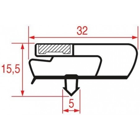 JOINT A ENCASTRER 392x265mm CORECO Toutes les catégories