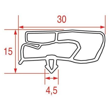 JOINT A ENCASTRER 392x160mm CORECO Toutes les catégories