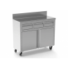 Desserte inox fermée ERATOS Dessertes de service