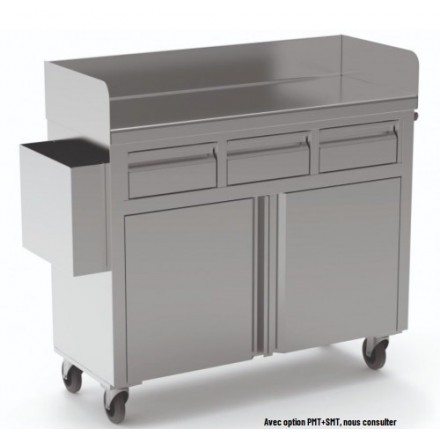 Desserte inox fermée ERATOS Dessertes de service