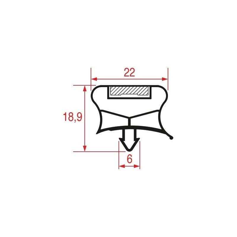 Joint à encastrer 682x423mm  Toutes les catégories