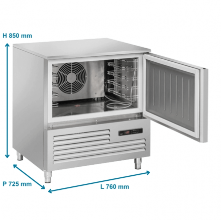 Cellule de refroidissement RF50A| 5xGN1/1 ou 600x400mm COOL HEAD Cellules de refroidissement