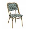 Chaise ODÉON | Crème & Vert  CHAISES EN TOILE/CORDE