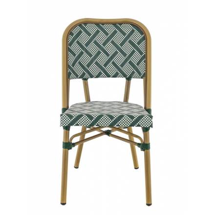Set of 2 ODÉON chairs | Cream & Green  restaurant room