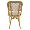 Chaise ODÉON | Blanc & Caramel  CHAISES EN TOILE/CORDE