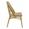 Chaise ODÉON | Blanc & Caramel  CHAISES EN TOILE/CORDE