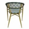 BERCY armchair | Cream & Green  restaurant room